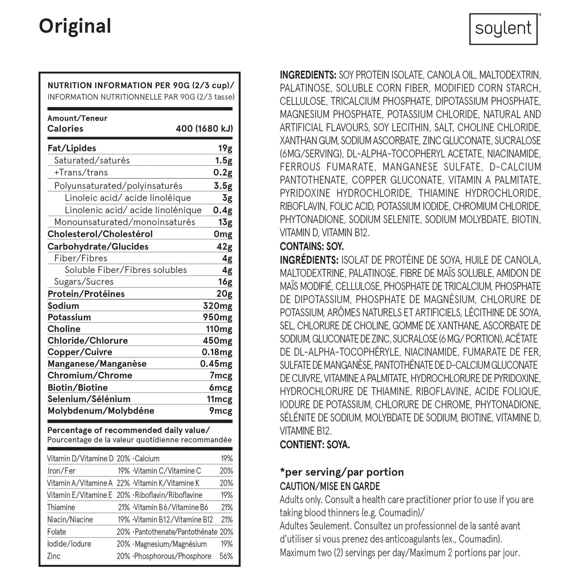 Soylent Powder - Original - Prepaid 6 Month