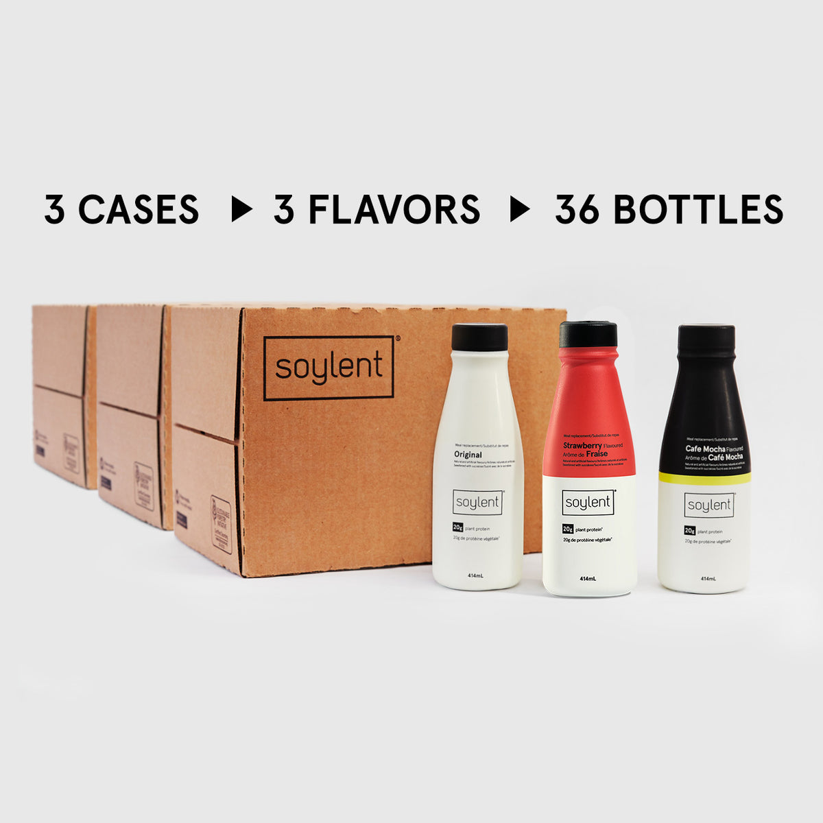 Soylent Drink Variety 36 Bottle Bundle
